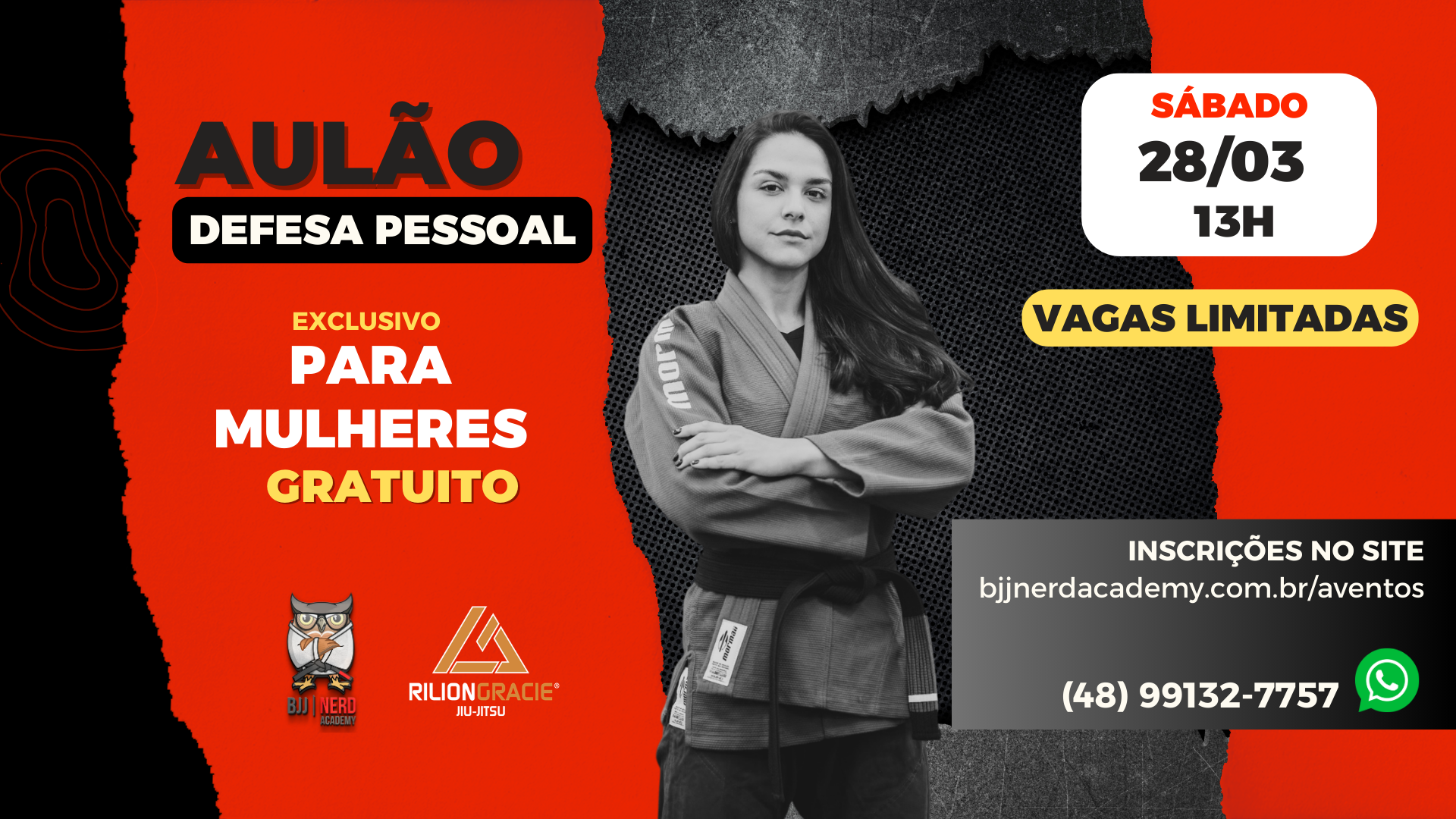 Aulão de Defesa Pessoal para Mulheres