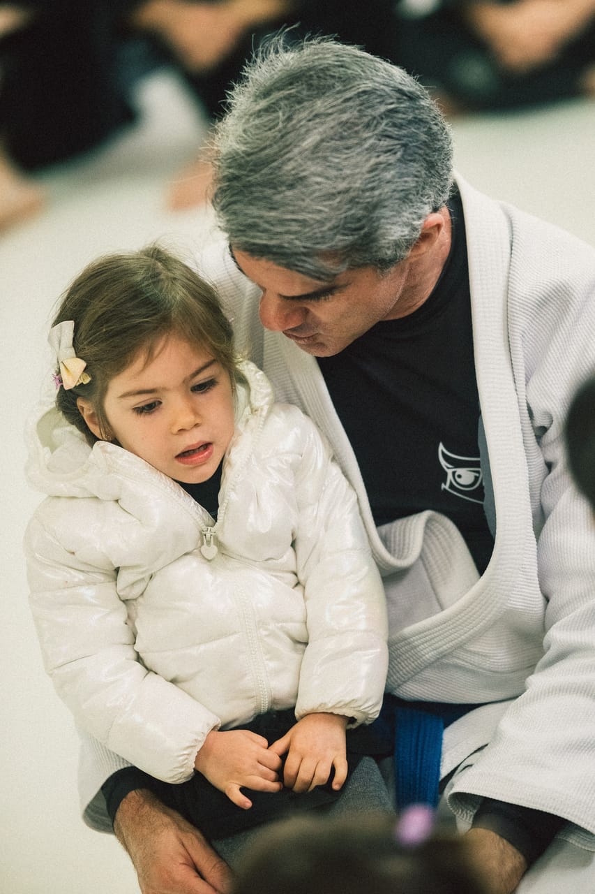 Alunos no tatame da BJJ Nerd Academy
